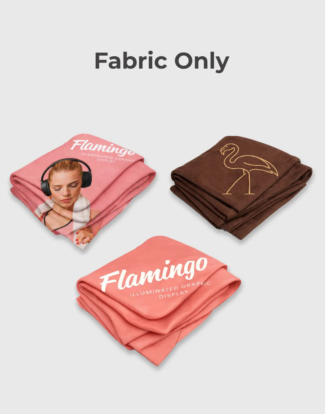 10x20 modular trade show display tube frame booth with tension fabric graphics and configurable sections