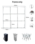 Pop Up Straight Media Wall