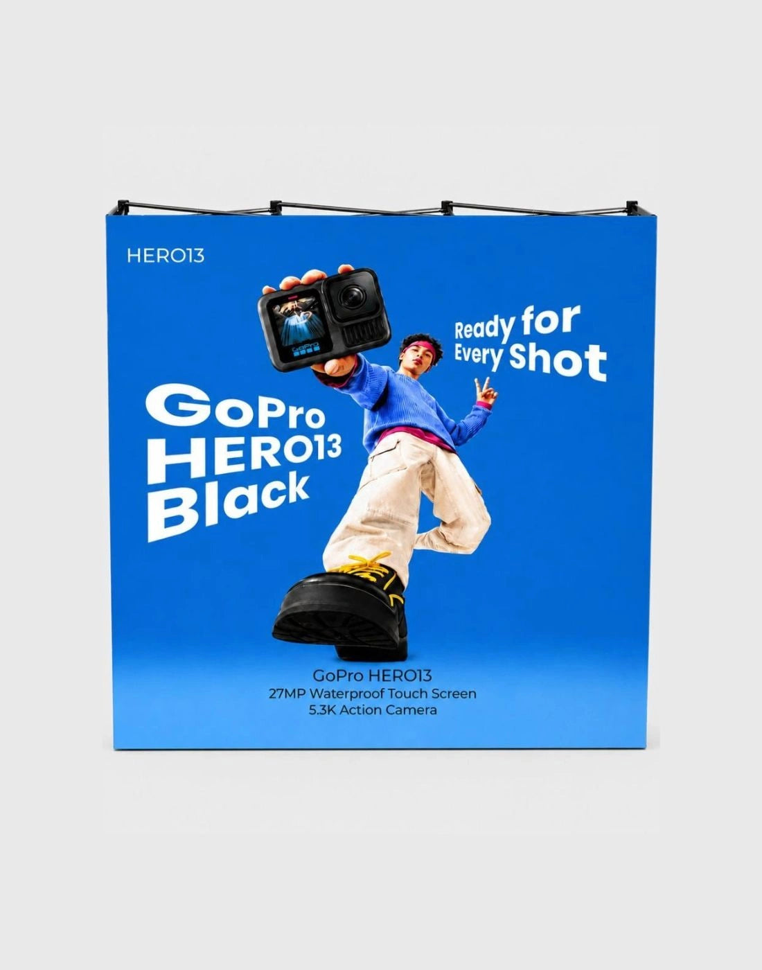 Pop Up Straight Media Wall