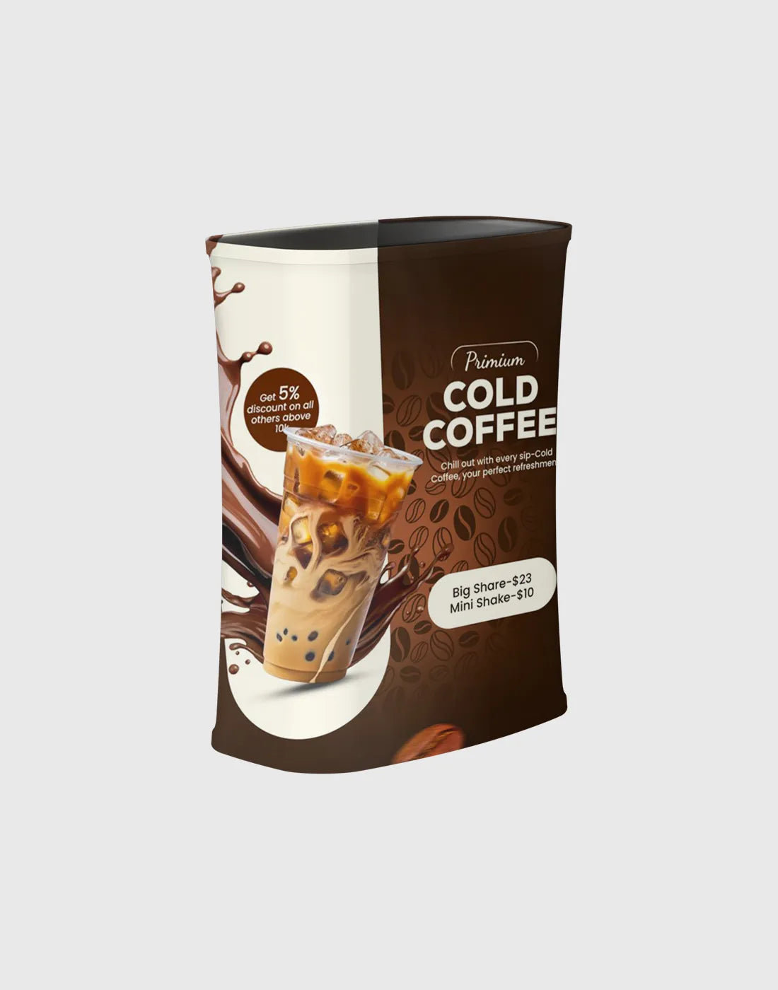 Rectangle Fabric Display Counter