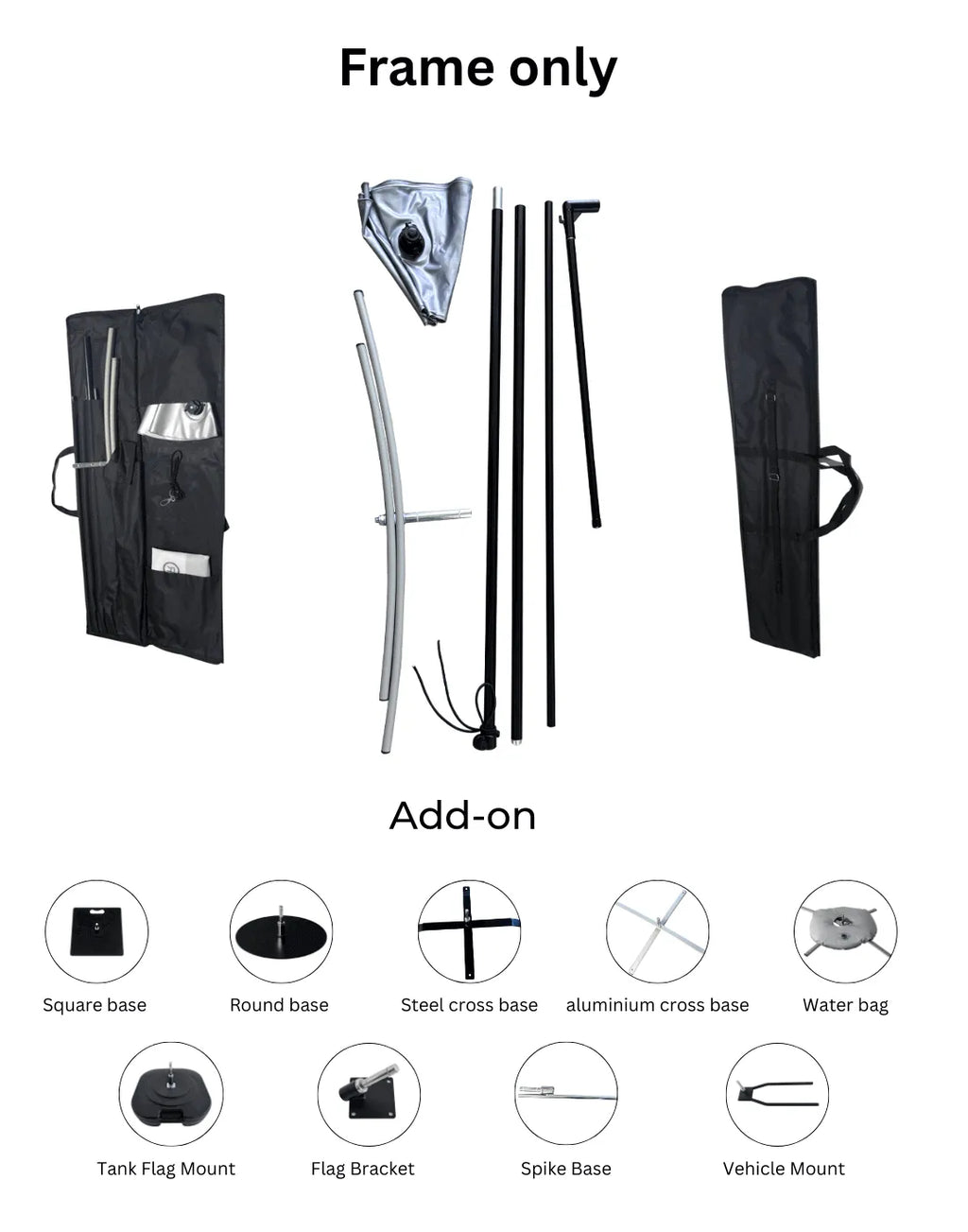 Rectangle flag Frame