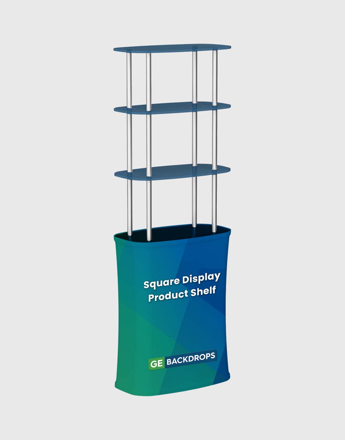 Square Display Product Shelf