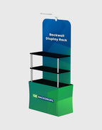 Backwall product display shelf
