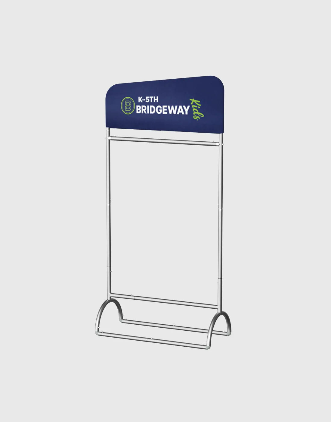 Showcase Stand With Hanging Rail