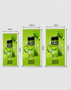 Teardrop Roll Up Banner