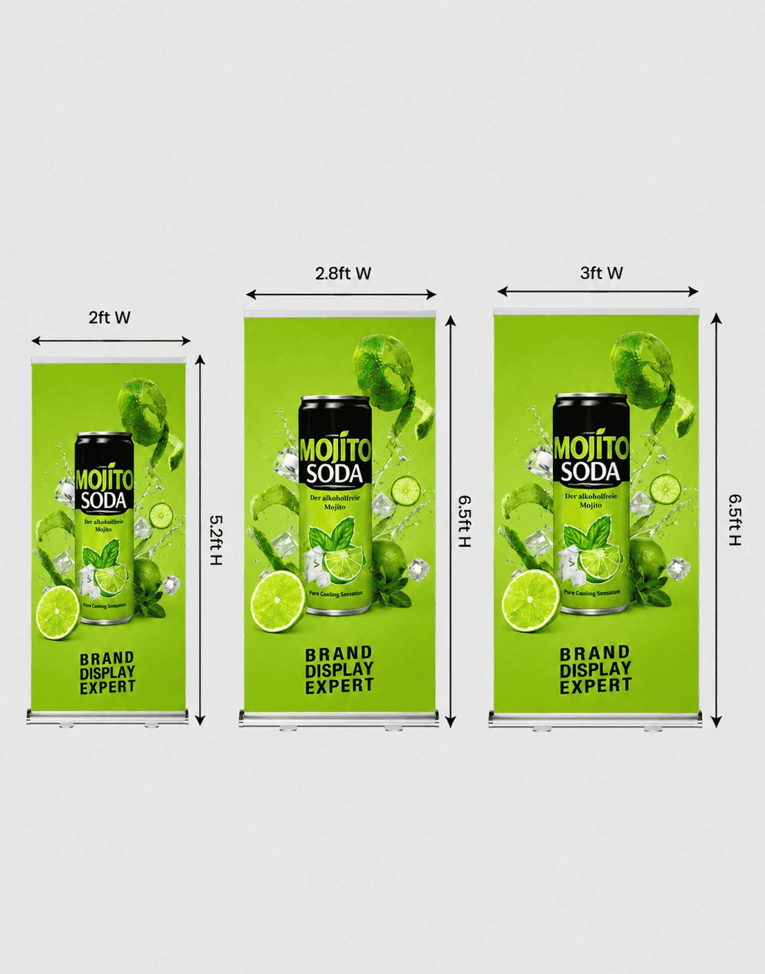 Teardrop Roll Up Banner