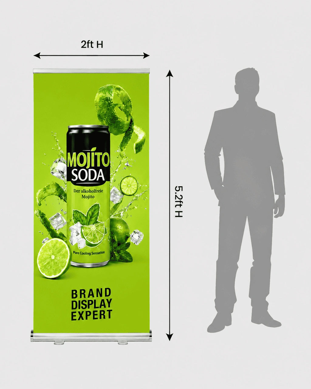 Teardrop Roll Up Banner