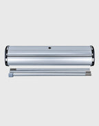 Portable exhibition banner with custom graphics