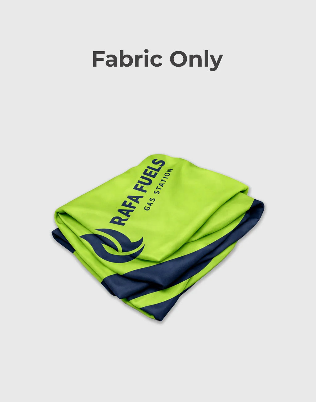 Top Curved Tower Display Fabric