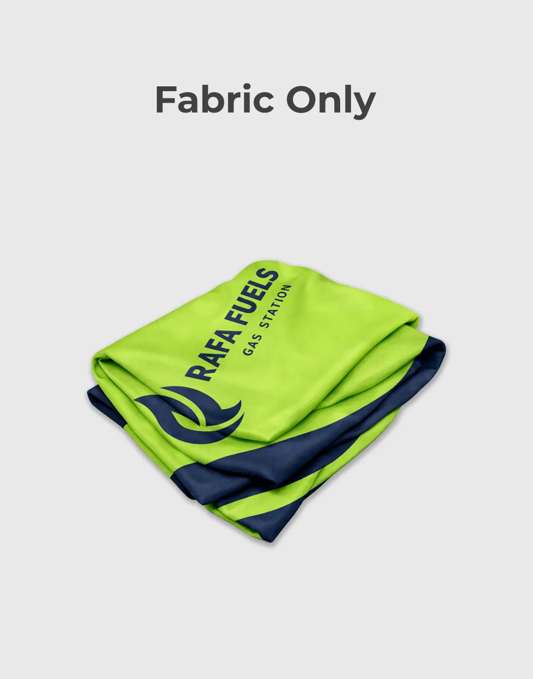 Top Curved Tower Display Fabric