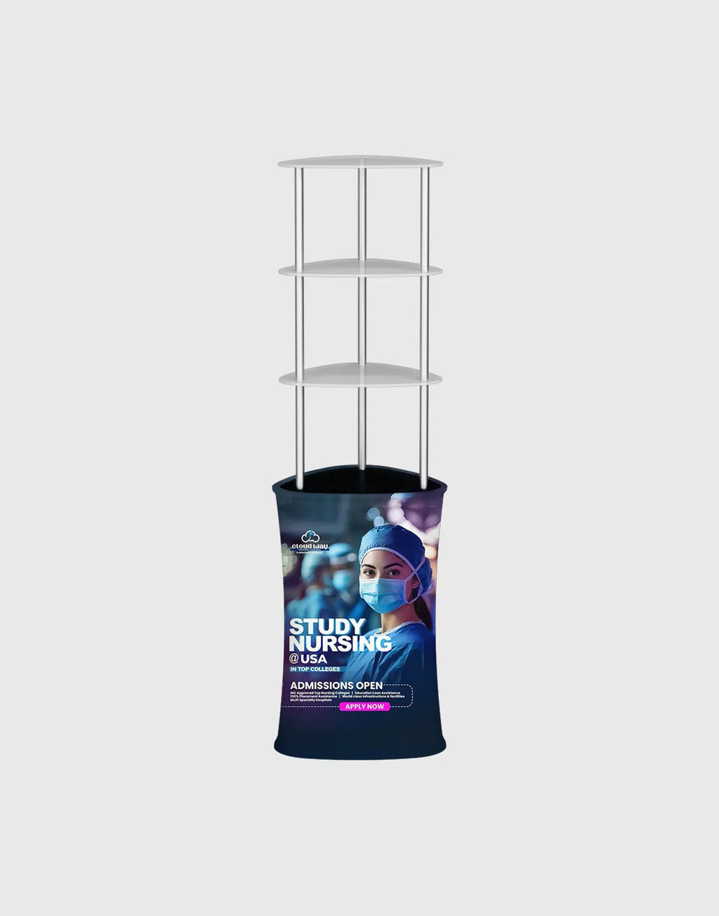 Triangle Display Product Shelf