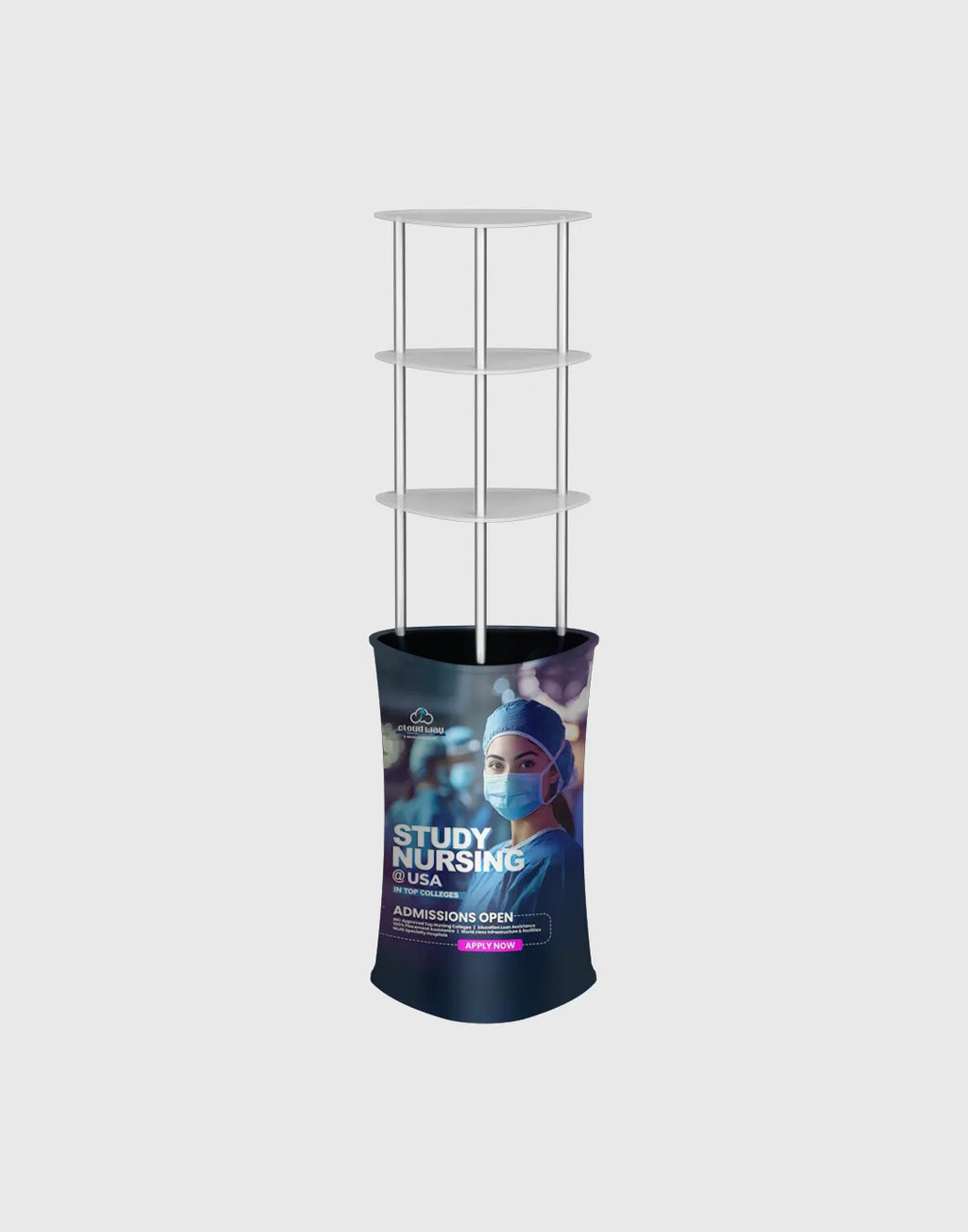 Triangle Display Product Shelf