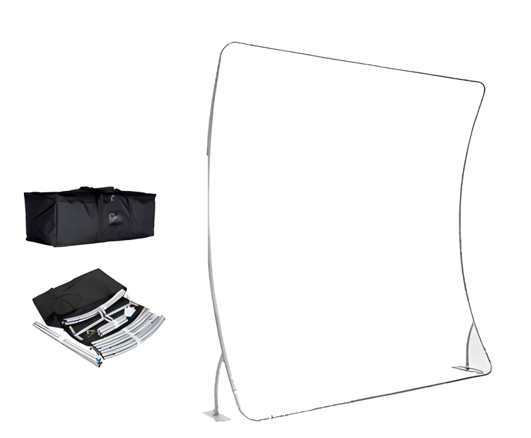 Modular U-Shape Fabric Display Stand