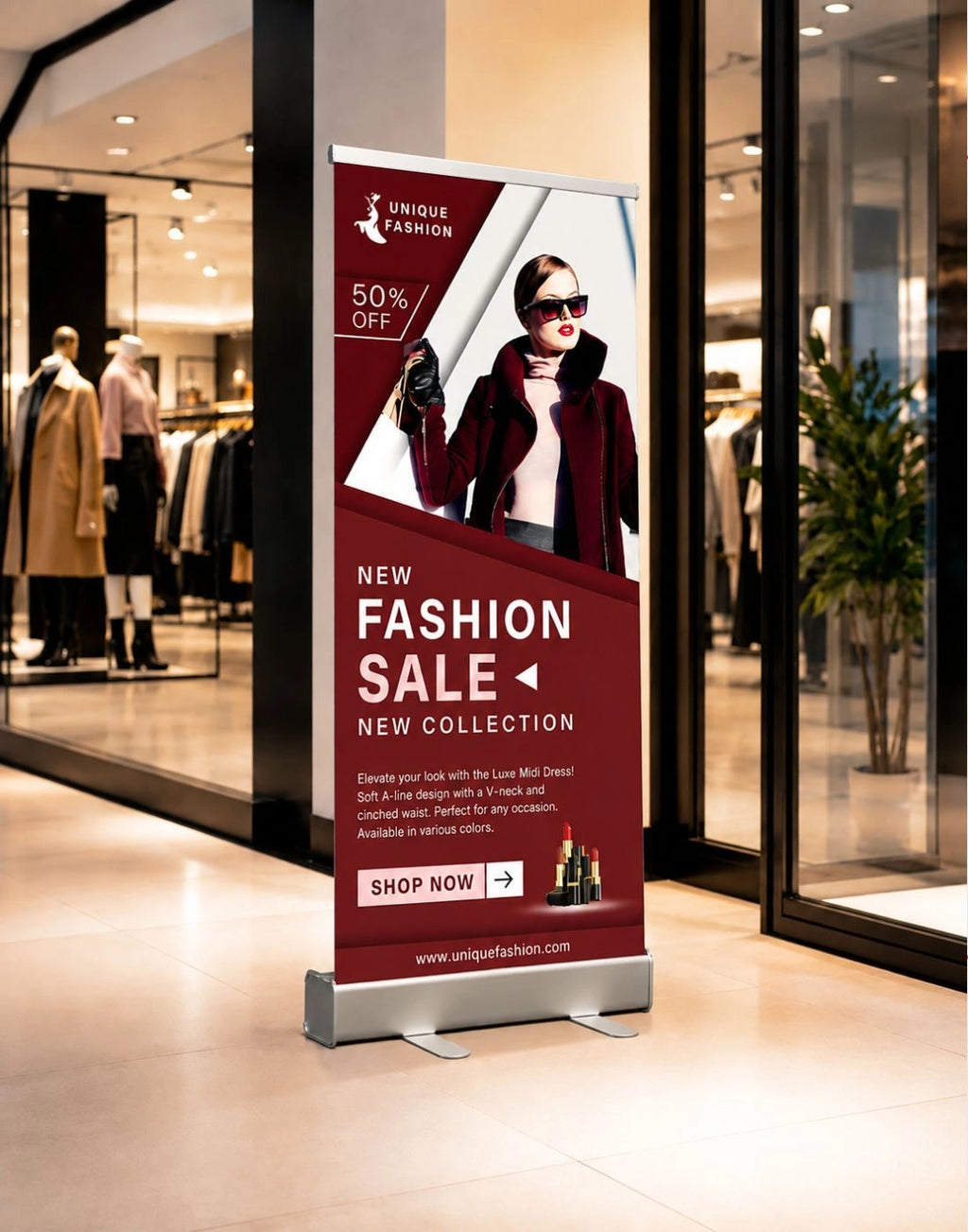 Budget Roll Up Banner