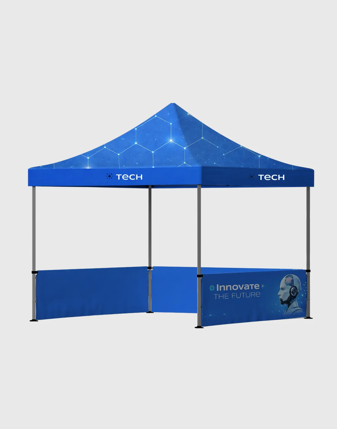 10x10 Heavy Duty Custom Canopy Tent
