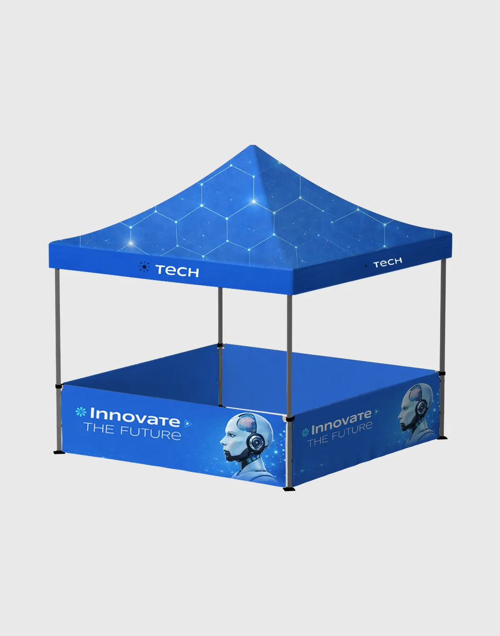 10x10 Heavy Duty Custom Canopy Tent