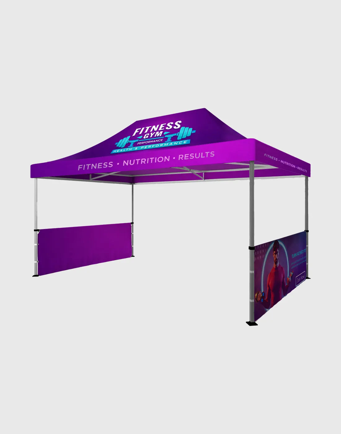 15x10 Heavy Duty Custom Canopy Tent