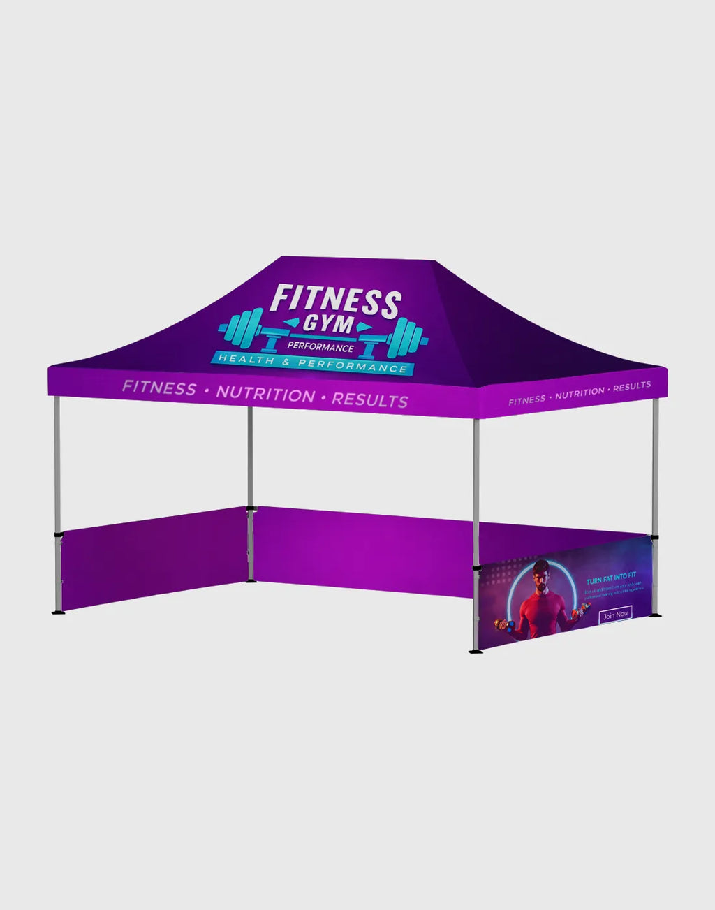 15x10 Heavy Duty Custom Canopy Tent
