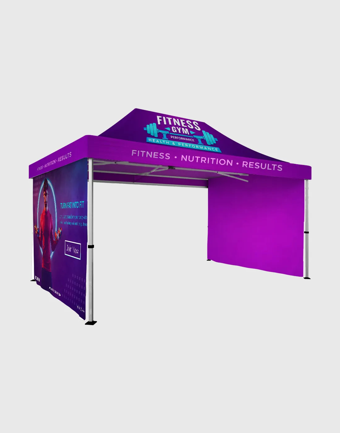 15x10 Heavy Duty Custom Canopy Tent