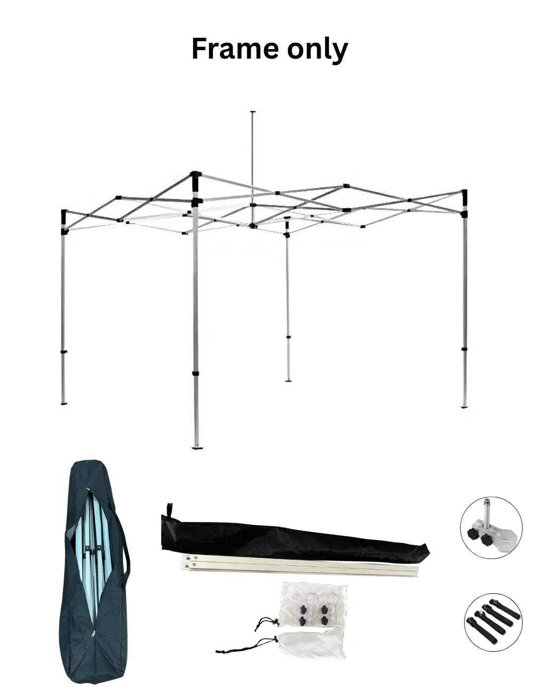 20x10 Heavy Duty Custom Canopy Tent