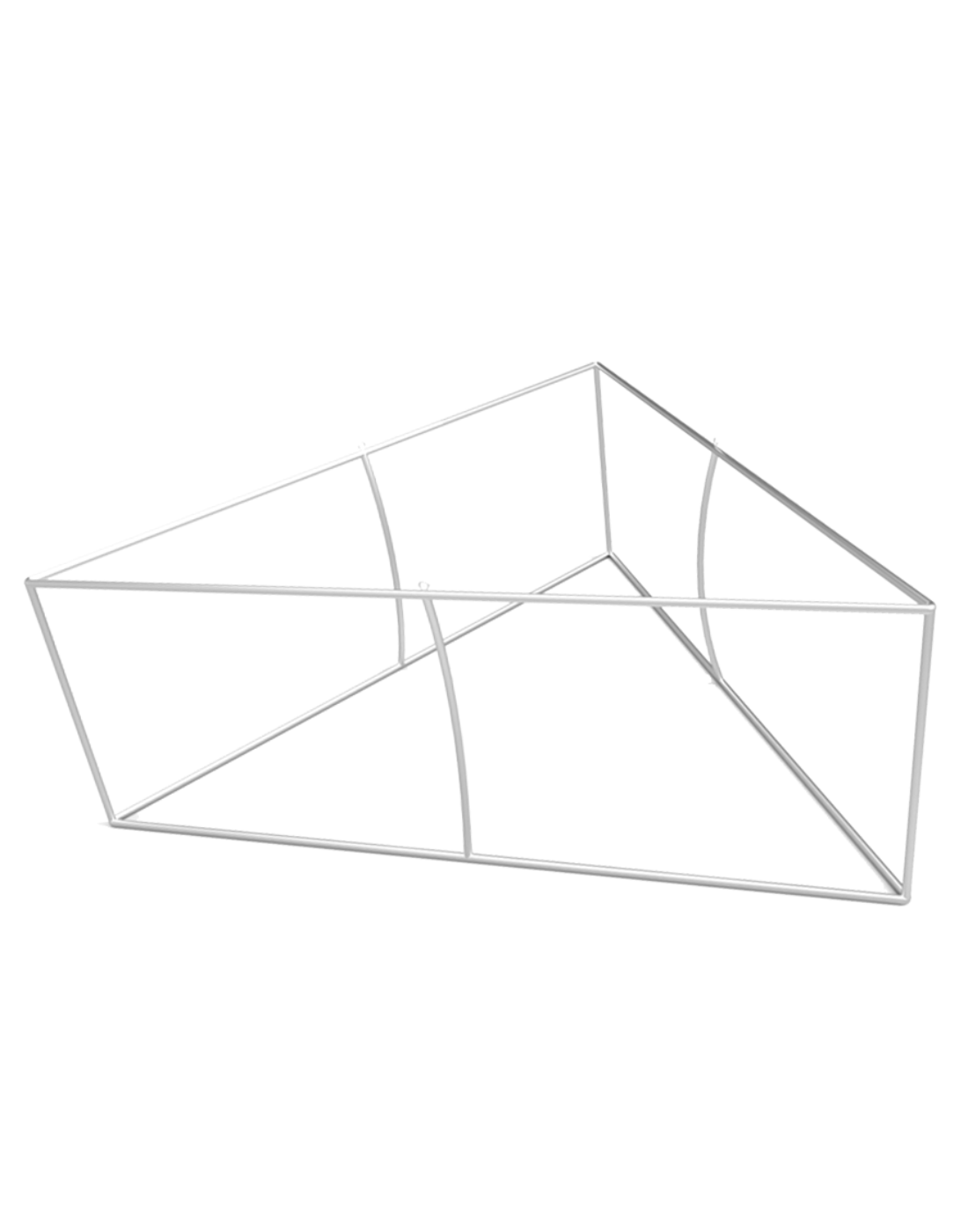 Tube triangle banner