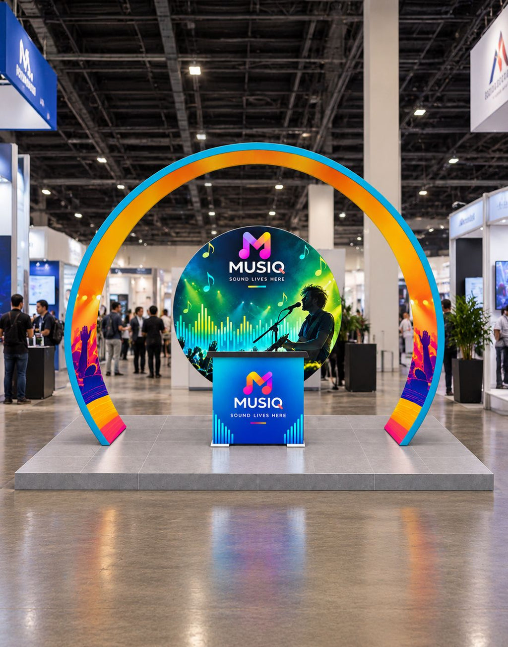 lightbox exhibition booth display