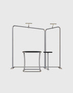 inclined exhibit wall display for events